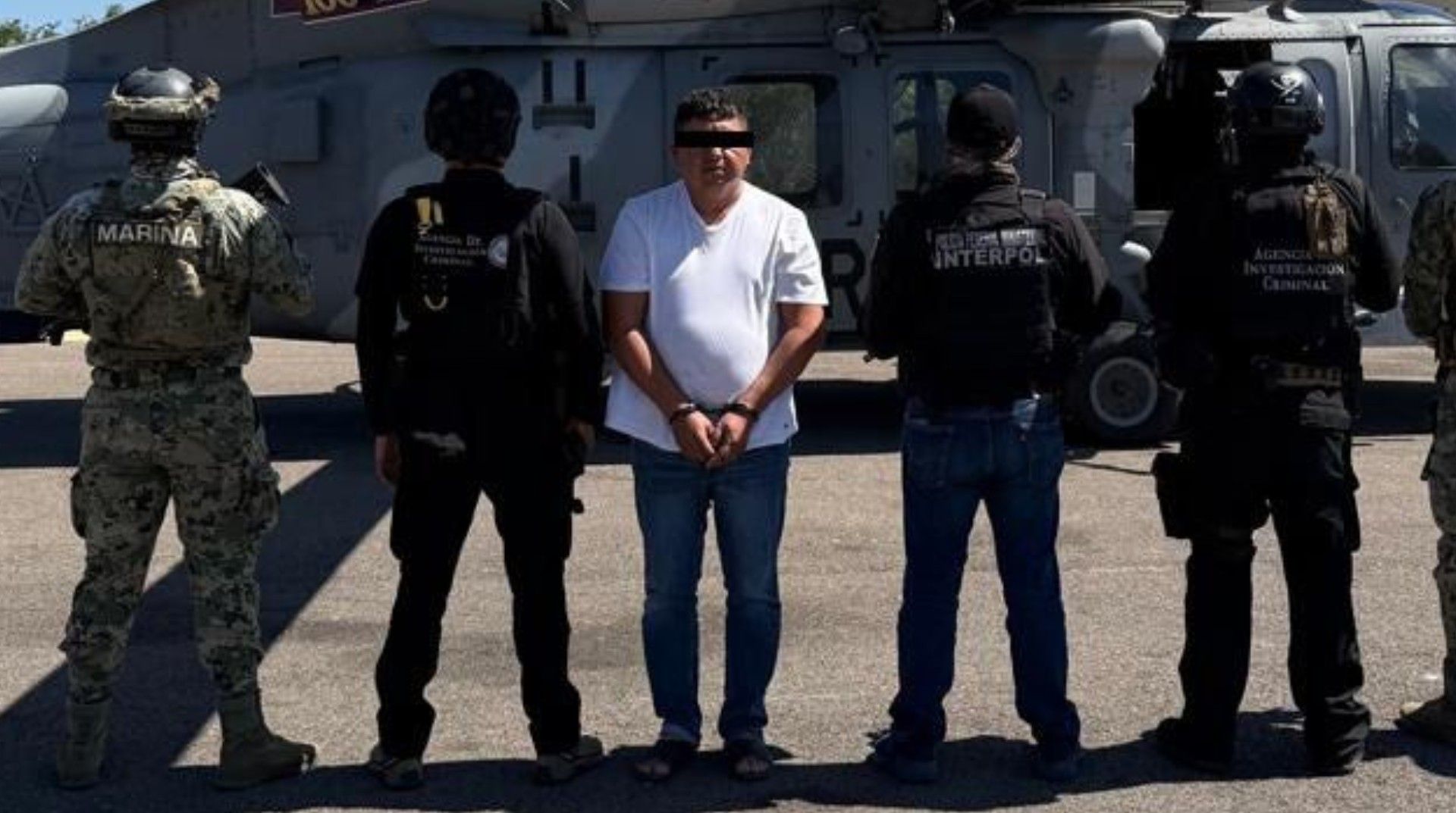 Detienen a Audias Flores Silva, alias “El Jardinero”, en Nayarit. Foto: Gobierno de México